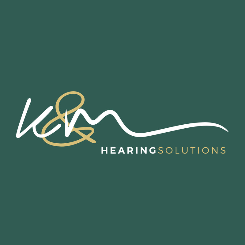 k & m hearing solutions logo